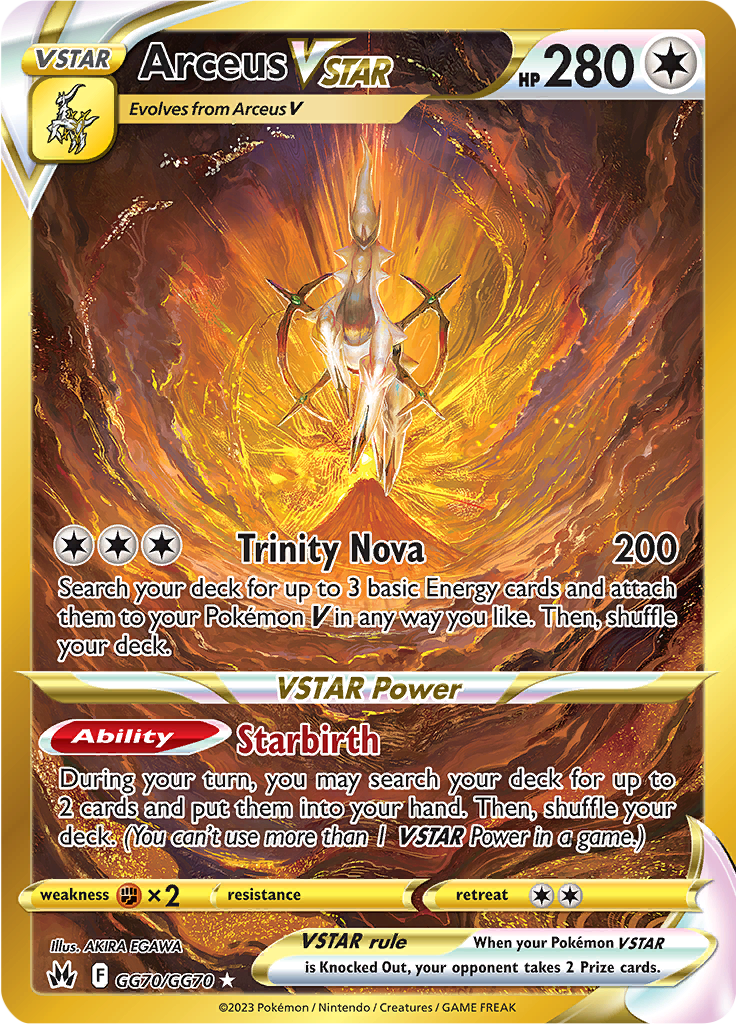 Arceus VSTAR CRZ #GG70