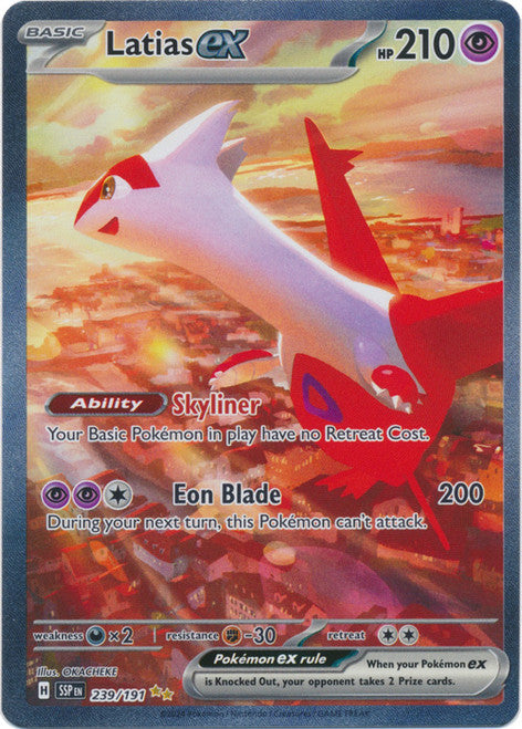 SV Surging Sparks 239/191 Latias ex