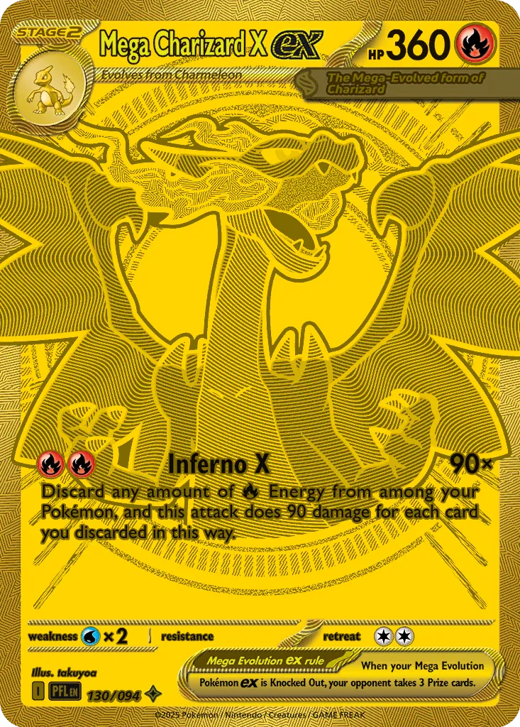 MEGA CHARIZARD X ex #130