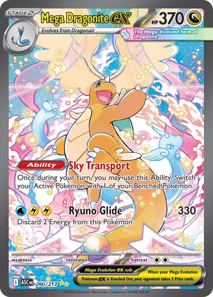Mega Dragonite ex ASC #290