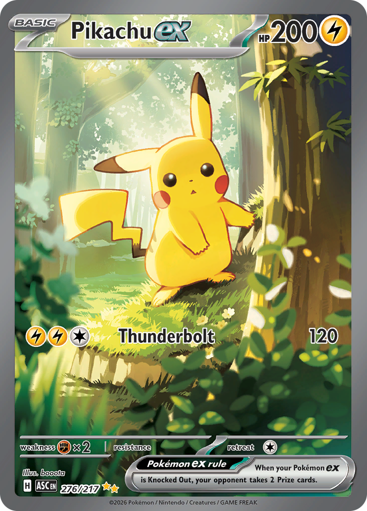 Pikachu ex ASC #276