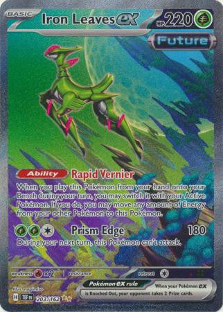 SV Temporal Forces 203/162 Iron Leaves ex (Alternative Art, Full Art)